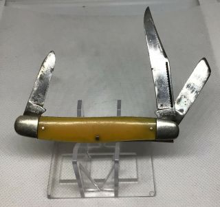 Ka - Bar Pocket Knife - 3 Blades Folding Knkfe - Made In Usa - Union Cut Co.