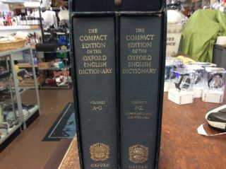 Vintage The Compact Edition Of The Oxford English Dictionary 1971