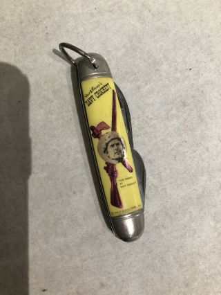 Davy Crockett Walt Disney Imperial Folding Pocket Knife Fess Parker 1950 