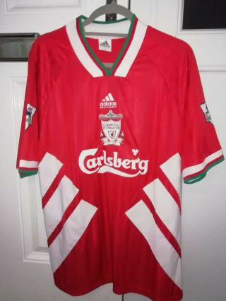 Vintage Liverpool 1994 - 1995 Adidas Home Shirt - L -