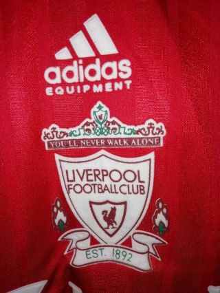 VINTAGE Liverpool 1994 - 1995 Adidas Home Shirt - L - 2