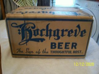 Vintage Hochgreve Brewing Company Beer Case Green Bay,  Wisconsin 1940 