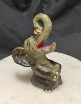 Vintage Laughing Elephant Ears Back Hand Painted Solid Metal Bottle Opener