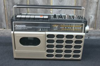 Vintage Panasonic Rq - 543s Am Fm Radio Cassette Boombox Stereo Read