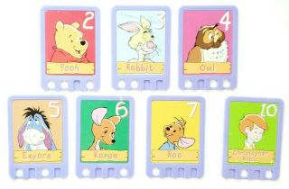 Winnie The Pooh Country Phone Tiger Replacement Phone Cards - 7 Cards