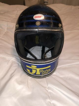 Grant Helmet Vintage Motocross Fox Racing Dirtbike Mx Supercross Jt Racing Univ