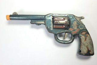 Vintage Wyandotte Red Ranger Tin Toy Gun Metal Clicker