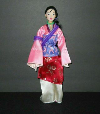 Vintage Doll Disney Princess Mulan Matchmaker Magic Hair 1993 11 " Mattel String