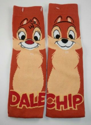 Disney Parks Exclusive Chip And Dale Unisex Socks - Knee High Knit Character