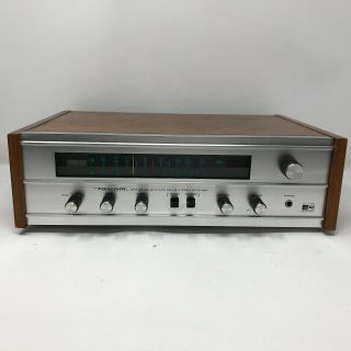 Vtg Realistic Sta - 36 Stereo Receiver Amplifier Am Fm Phono Silver Face
