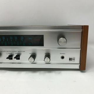 VTG Realistic STA - 36 Stereo Receiver Amplifier AM FM Phono Silver Face 3