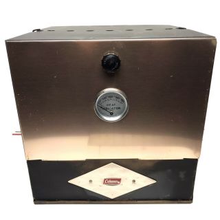 Vintage Coleman Model No 5010 - 755 Copper Diamond Folding Camp Stove Oven Box Usa