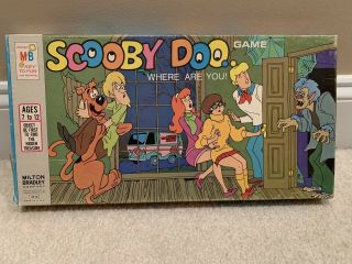 Vintage 1973 Milton Bradley Scooby Doo " Where Are You " Game
