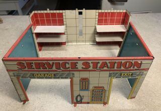 1950’s T Cohn Superior Tin Litho Service Station Parts