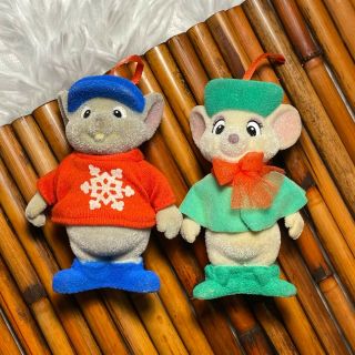 Disney Ornaments Vintage - The Rescuers Down Under Bianca And Bernard -