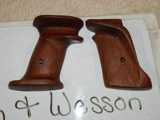 Vintage Smith & Wesson Model 41 46.  22 Auto Smooth Wood Target Grips