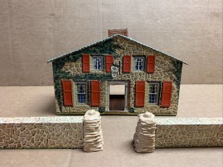 Vintage Marx Tin Sons Of Liberty Tavern With Walls
