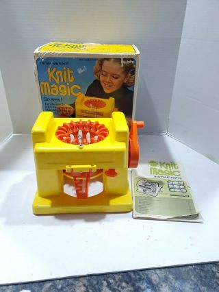1974 Vintage Mattel Knit Magic Knitting Machine