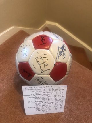 Liverpool Fc Vintage Multi Signed Ball.