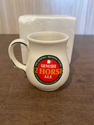 1985 Great American Breweries Tankard Genesee 12 Horse Ale Rochester Ny L@@k