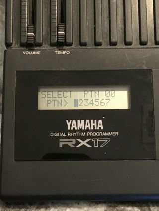 Vintage Yamaha Rx17 Digital Rhythm Composer Drum Machine