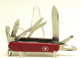 Victorinox Explorer,  Classic Red Swiss Army Knife,  15 Functions,  Edc