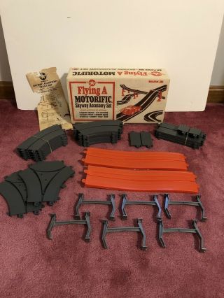 Ideal Flying A Motorific Skyway Accessory Set Rare Complete
