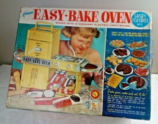 1964 Kenner Easy Bake Oven With Box And Pan.