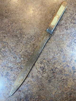 Vintage Winchester Usa Large Kitchen Butcher Knife 14 Inches
