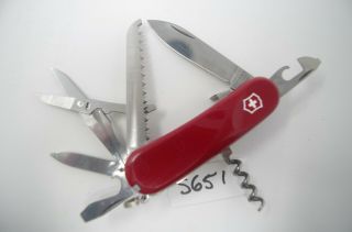 Red Victorinox Evo 17 Evolution Multi - Tool Pocket Knife Wenger Handyman