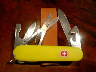 Victorinox Swiss Army Knife Climber Stay Glow Model Glow In The Dark Yellow