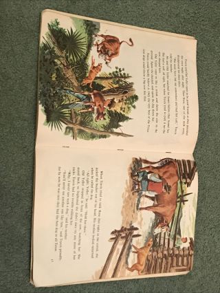 Walt Disney ' s Old Yeller A Big Golden Book 1958 Vintage Children ' s Book 2