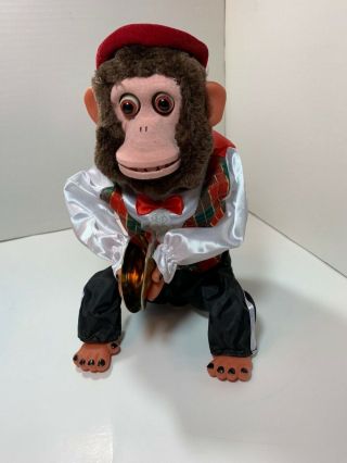 Charley Chimp Cymbal Playing Monkey Toy - Vintage -