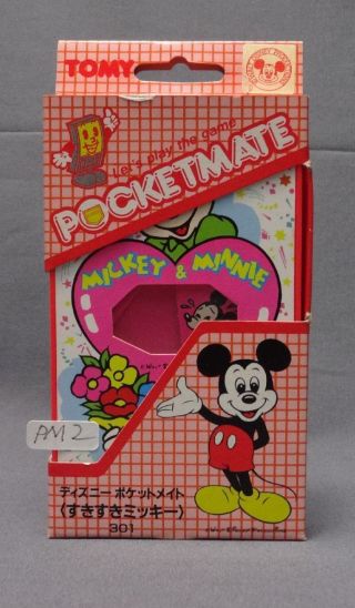 Tomy Pocket Mate Mickey And Minnie Walt Disney Mini Board Game Box Japan Pm2