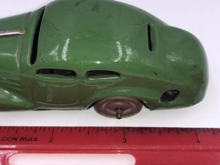 Green Vintage Schuco Wind Up Tin Toy Car 1001 Vgc