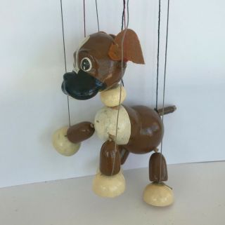 Pelham Puppet " Bengo " Boxer Dog Without Box,  C1955 Vintage