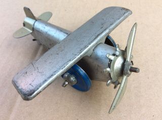 Vintage Tin Friction Airplane Marx Wyandotte Toys? Japan Toy?