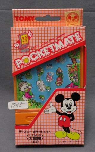 Tomy Pocket Mate Donald Adventure Walt Disney Mini Board Game Box Japan Pm5