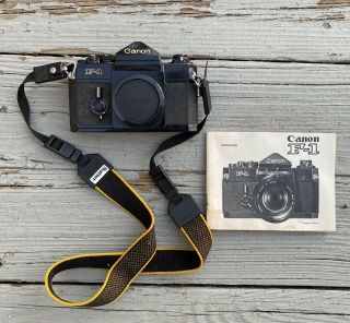 Canon F - 1 Camera Body Vintage 35mm Photo Equipment