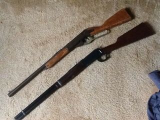 2 Vintage Daisy Bb Guns Model 1000 And 1894 Parts