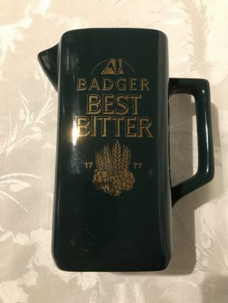BADGER BEST BITTER WATER JUG / PITCHER BY HCW PROMPOTS 2
