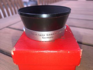 Leica Leitz Summaron 3.  5cm/ Summicron 5cm Vintage Lens Hood GmbH Wetzlar Germany 2