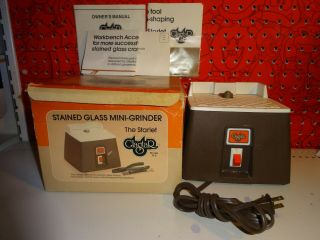 Vintage Glastar Stained Glass Mini - Grinder Model G - 5 The Starlet 110v Power Tool
