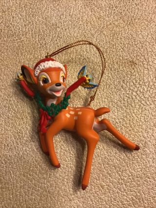 Vintage Grolier Disney Dco Bambi Christmas Ornament 003901