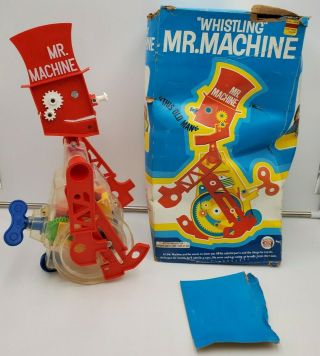 1977 Vintage Ideal Marx Toy Corp Mr.  Machine Whistling Robot