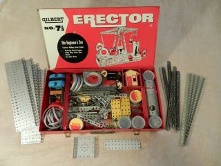 Vintage Ac Gilbert Erector Set No 7 1/2 (engineer 