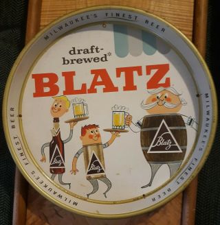 1959 Blatz Beer Tray Milwaukee 