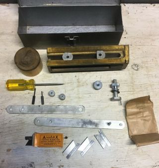 Vintage Allpax Extension Gasket Cutter In Metal Case With Instructions