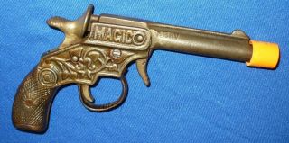 Estate Vintage Cast Iron Magic Capgun Pistol Kenton Cap Gun Toy Antique Childs