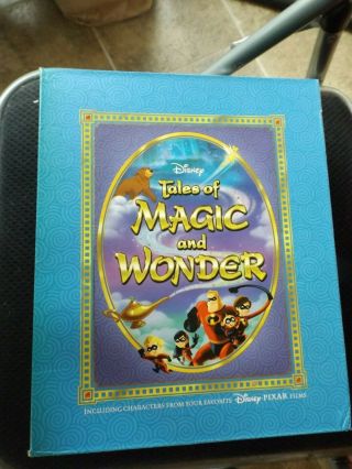 Walt Disney Tales Of Magic And Wonder (hardcover 2 Book Set,  2006) Full Color